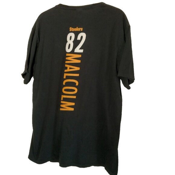 Port & Company Other - Pittsburgh Steelers Malcolm T Shirt Men XL NFL Black Logo Football #82